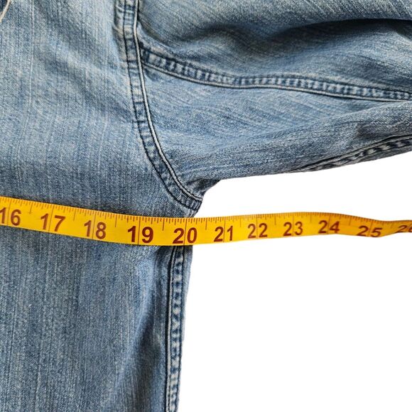 Harley Davidson Blue Denim Shirt  Embroidered V-Twin Power Motorcycles Size S - Picture 3 of 7